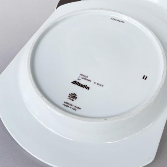 Alitalia Airline Linea 72 Tableware / Plate - NICK WHITE