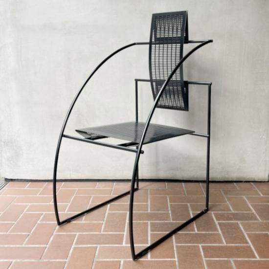 stoop | “QUINTA” Chair by Mario Botta for Alias in Steel