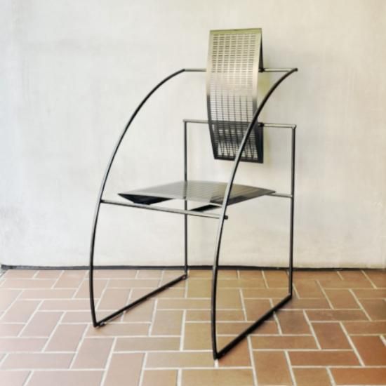 マリオ・ボッタ　クインタ　Mario Botta　QUINTA ポストモダン stoop | “QUINTA” Chair by Mario Botta for Alias in Steel