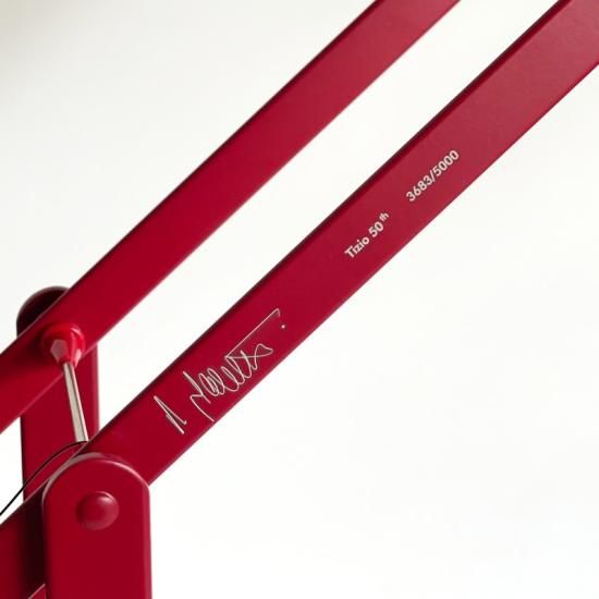 TIZIO SILVER LIMITED 1998 / 限定300サイン刻印入り Tizio / 50th Anniversary Edition / Red - NICK WHITE