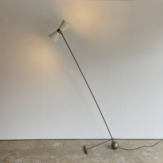 Vintage Floor Lamp - NICK WHITE
