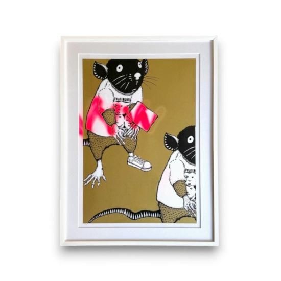 【祝開店！大放出セール開催中】 FOR LOVE / KAMIYAMA RYUJI SALE WHITE NICK - 版画