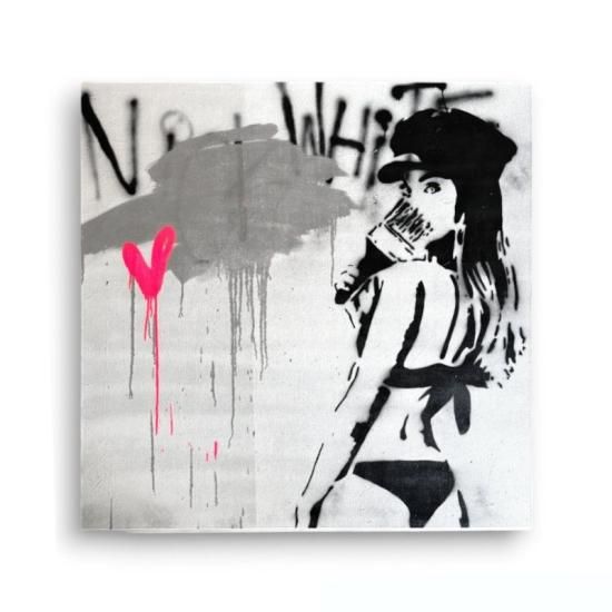 Ryuji kamiyama 原画 RYUJI KAMIYAMA / Prank girl (Canvas) - NICK WHITE