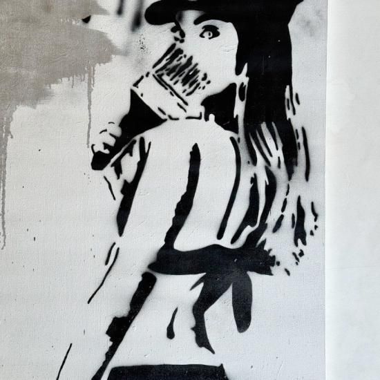 Ryuji kamiyama 原画 RYUJI KAMIYAMA / Prank girl (Canvas) - NICK WHITE