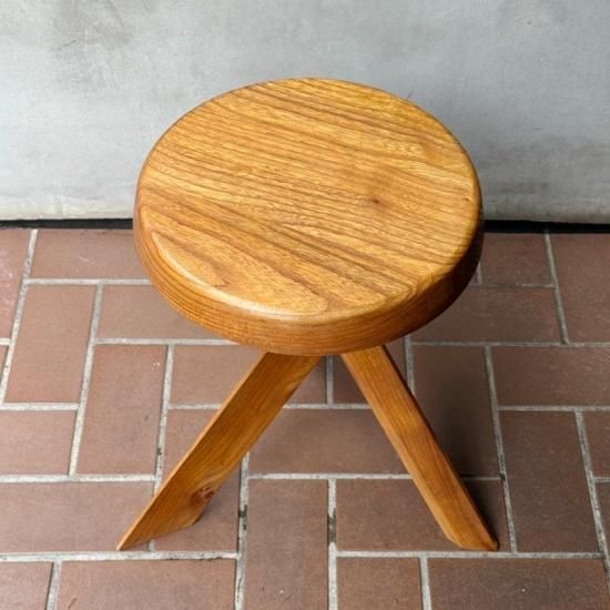 Pierre Chapo / Round Stool S31 (70's Vintage) - NICK WHITE Pierre Chapo / Round Stool S31 (70's Vintage) - NICK WHITE