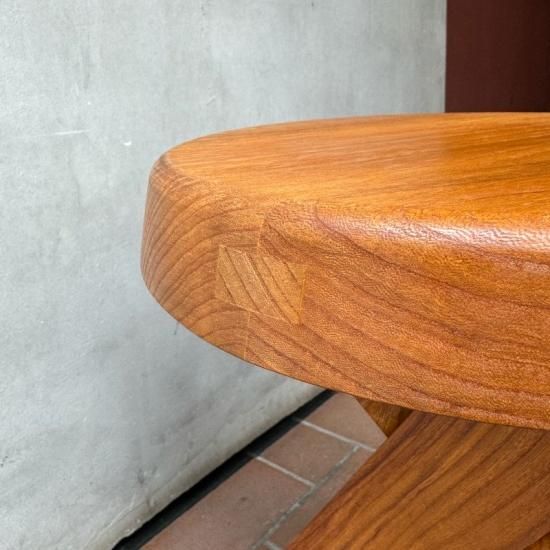 Pierre Chapo / Round Stool S31 (70's Vintage) - NICK WHITE Pierre Chapo / Round Stool S31 (70's Vintage) - NICK WHITE