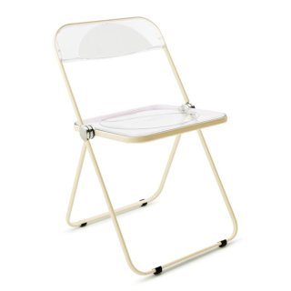 Plia Chair (Clear / Beige) <br>NICK WHITE 5th Anniversary Limited Edition <img class='new_mark_img2' src='https://img.shop-pro.jp/img/new/icons5.gif' style='border:none;display:inline;margin:0px;padding:0px;width:auto;' />