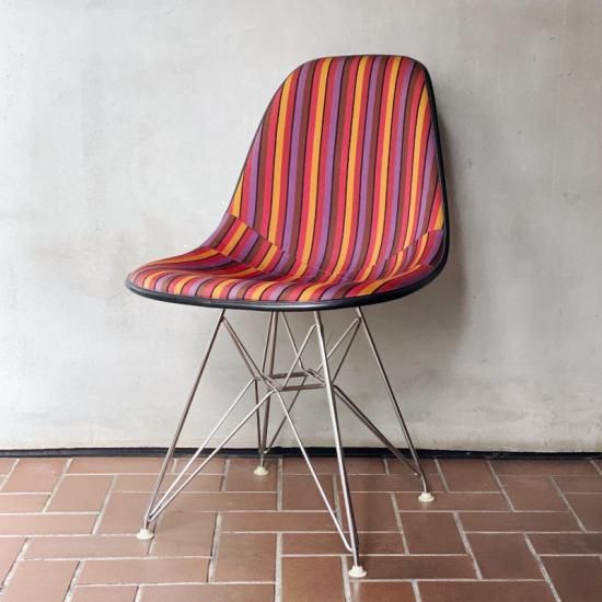 Eames Side Shell / Girard Fabric / Eiffel Base (DSR) - NICK Eames Side Shell / Girard Fabric / Eiffel Base (DSR) - NICK