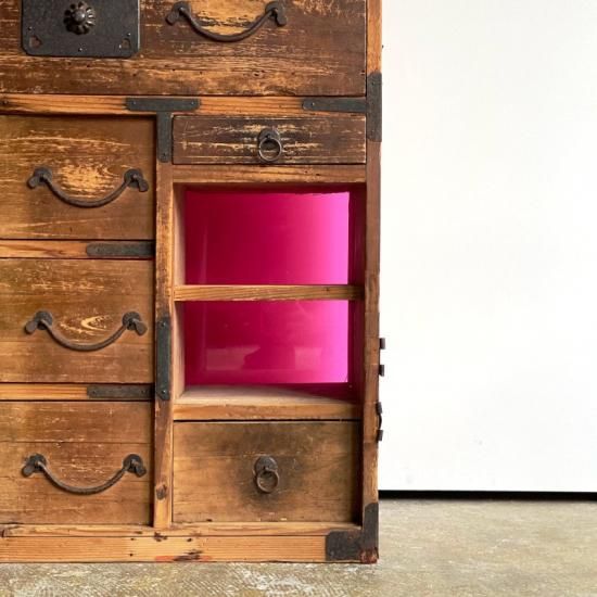 P/OP (tansu × acrylic) / Cabinet - NICK WHITE