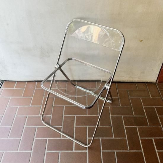 Plia Chair (Clear / Chrome) / used - NICK WHITE