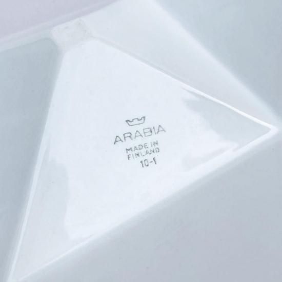 レア! ARABIA Kaj Frank アラビア カイ・フランク KF-1 Kaj Franck / KF-1 / Origami Dish Plate - NICK WHITE