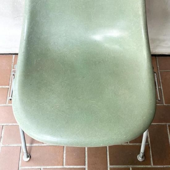 Eames Side Shell / Stacking Base (DSS) / Seaform Green - NICK WHITE