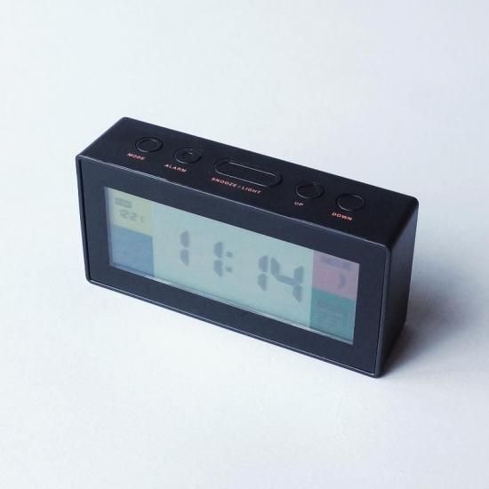 SPACE HOTEL / ROBOT ALARM CLOCK / BLACK - NICK WHITE
