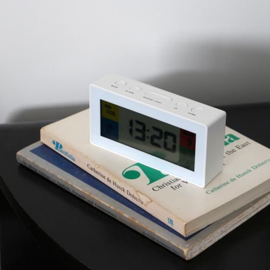 SPACE HOTEL / ROBOT ALARM CLOCK / WHITE - NICK WHITE
