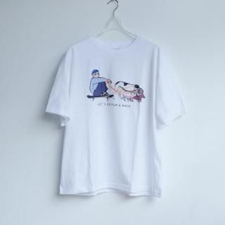 YURIKO SAMO / T-Shirts LET'S GO FOR A WALK!<img class='new_mark_img2' src='https://img.shop-pro.jp/img/new/icons5.gif' style='border:none;display:inline;margin:0px;padding:0px;width:auto;' />