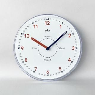 Braun Wall Clock BC26TW / Time Teacher<img class='new_mark_img2' src='https://img.shop-pro.jp/img/new/icons55.gif' style='border:none;display:inline;margin:0px;padding:0px;width:auto;' />