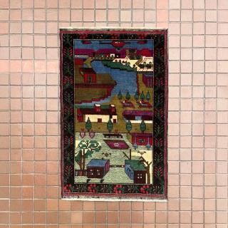 Afghan Art Rug / AM4<img class='new_mark_img2' src='https://img.shop-pro.jp/img/new/icons5.gif' style='border:none;display:inline;margin:0px;padding:0px;width:auto;' />