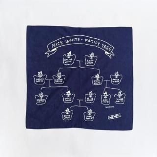 HONGAMA  NICK WHITE GALLERY / Bandana / Navy<img class='new_mark_img2' src='https://img.shop-pro.jp/img/new/icons5.gif' style='border:none;display:inline;margin:0px;padding:0px;width:auto;' />