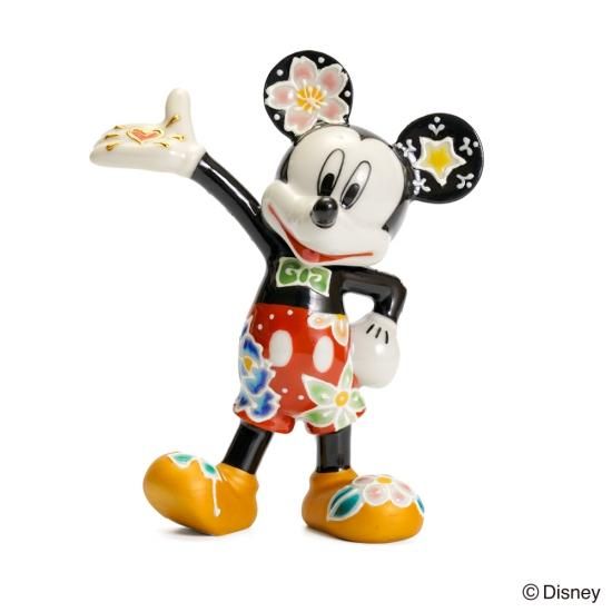 ミッキーマウス フィギュア 盛絵華文 相川志保 作 Kutani Disney Collection 九谷焼でつくるディズニーの和食器 ミッキーマウス フィギュア 盛絵華文 相川志保 作 Kutani Disney Collection 九谷焼でつくるディズニーの和食器