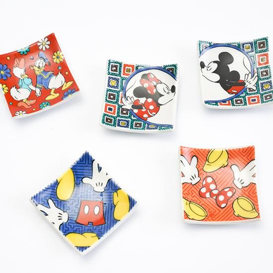 九谷焼 青郊窯ミッキーマウス&フレンズ 箸置きコレクション25種類 木箱