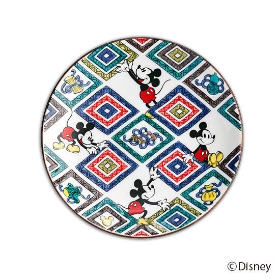 数量限定セール  ミッキーマウス小皿 / 菱文 工芸品