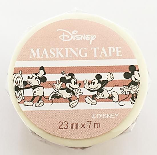 Disney ディズニー マスキングテープ ﾐｯｷｰ レッド 日本製 Sc Sticker