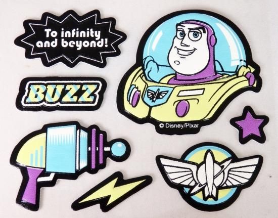 Disney ディズニー 貼って剥がせる レザーステッカー トイストーリー バズ ライトイヤー Sc Sticker