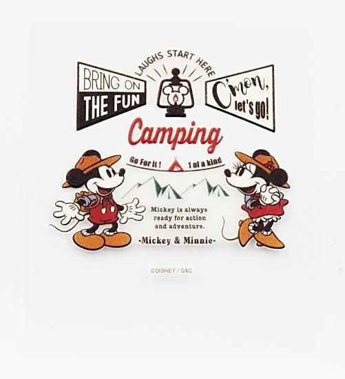 Disney ディズニー 耐熱耐水ステッカー キャンプミッキー Sc Sticker