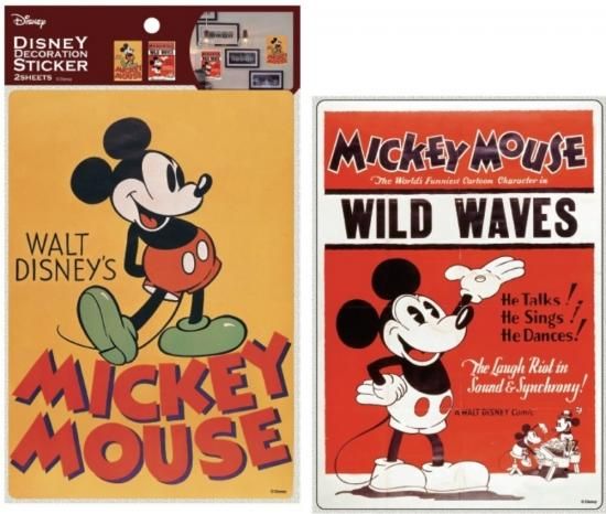 Disney ディズニー 貼って剥がせるウォールステッカー ミッキーb Sc Sticker Disney ディズニー 貼って剥がせるウォールステッカー ミッキーb Sc Sticker