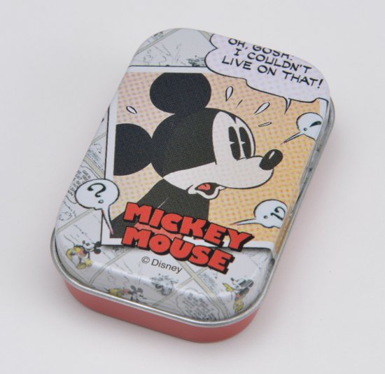 Disney ディズニー 缶入りラベルステッカー ミッキー Sc Sticker