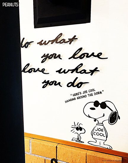 Peanuts Snoopy スヌーピー 貼って剥がせるウォールステッカー 大判 ｊｏｅ ｃｏｏｌ クリックポスト不可 Sc Sticker