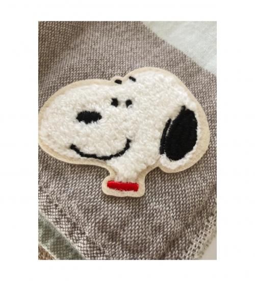 Peanuts Snoopy スヌーピー 簡単に貼れる ふんわり刺繍アップリケデコステッカー フェイス Sc Sticker Peanuts Snoopy スヌーピー 簡単に貼れる ふんわり刺繍アップリケデコステッカー フェイス Sc Sticker