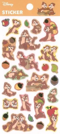 DISNEY ディズニー ステッカー チップアンドデール autumn BCD68 DISNEY ディズニー ステッカー チップアンドデール autumn BCD68
