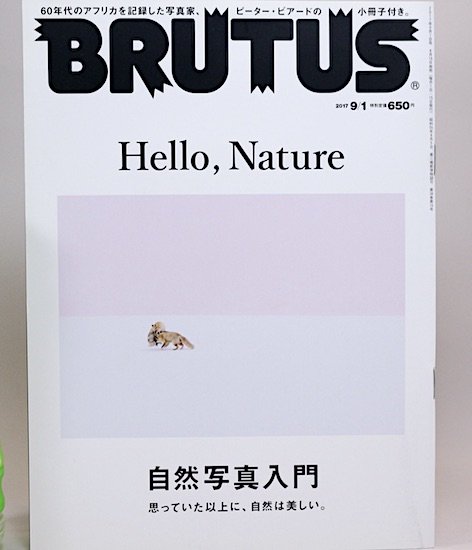 BRUTUS(֥롼) 2017ǯ91 No.853Hello,Nature ̿