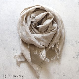 fog linen work(եͥ) ꥨ   / ROSERIE SCARF ȥ˥ ͥ LWS230-NACHE