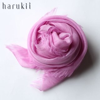 harukii ハルキ うかしガーゼストール S ライラックピンク Lilac Pink 