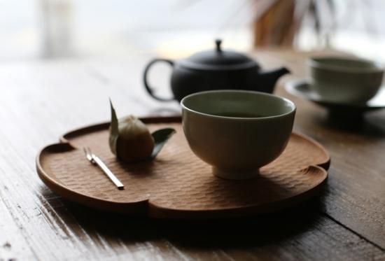 高塚和則 木工房玄 さくら 花形パン皿 はちのす 大 φ240mm - lizm