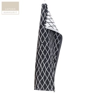 LAPUAN KANKURIT ラプアン・カンクリ ESKIMO towel (W48×H70) white-black / タオル ホワイト×ブラック