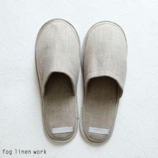 fog linen workۥեͥ ͥ󥹥å LINEN SLIPPERS NATURAL  롼ॷ塼 M/L ʥ LHS108-N