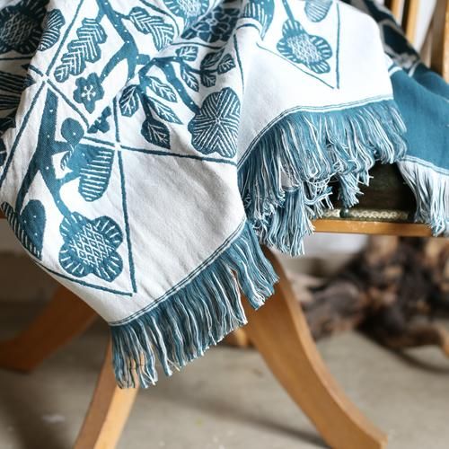 LAPUAN KANKURIT ラプアン・カンクリ KUKAT Blanket (W140×H240 LAPUAN KANKURIT ラプアン・カンクリ KUKAT Blanket (W140×H240