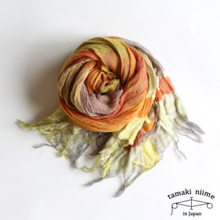tamaki niime ڿ roots shawl cotton middle 02/ 롼ĥ硼 åȥ ߥɥ 02 ̵
