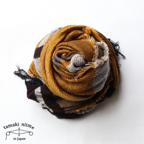 tamakiniime ルーツショール　ウール　ミドル roots shawl MIDDLE | tamaki niime