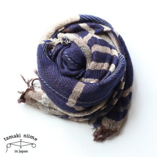 tamaki niime ڿ roots shawl wool middle RSM_W12/ 롼ĥ硼  ߥɥ ̵