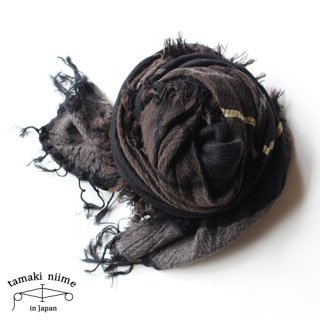 tamaki niime ڿ roots shawl wool middle RSM_W13/ 롼ĥ硼  ߥɥ ̵