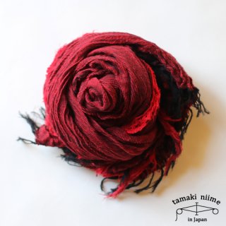 tamaki niime (ޥ ˥) ڿ 񥷥꡼ ӷ shawl BIG cotton100% / 硼 ӥå 1 red åȥ100 ̵