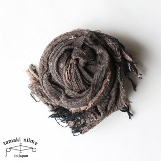 tamaki niime (ޥ ˥) ڿ 񥷥꡼ ǡ shawl BIG cotton100% / 硼 ӥå 2 taupe åȥ100 ̵