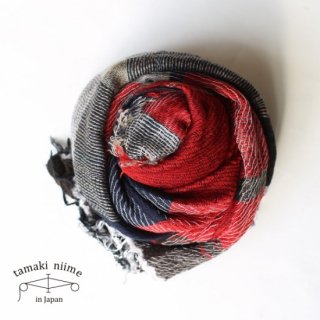tamaki niime ڿ roots shawl wool middle RSM_W01_2018/ 롼ĥ硼  ߥɥ ̵