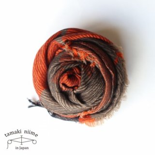 tamaki niime ڿ roots shawl wool middle RSM_W17_2018/ 롼ĥ硼  ߥɥ ̵