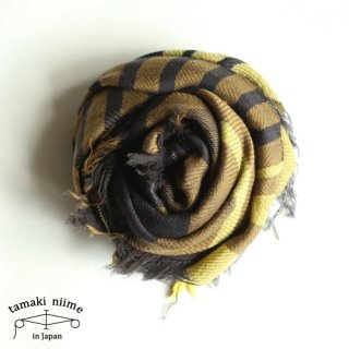 tamaki niime ڿ roots shawl wool middle RSM_W41/ 롼ĥ硼  ߥɥ ̵