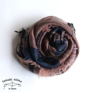 tamaki niime ڿ roots shawl wool middle RSM_W44/ 롼ĥ硼  ߥɥ ̵